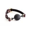 Anoeses Restraint Soft Leather Gag Burgundy