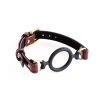 Restrict Soft Leather Gag Burgundy Patent
