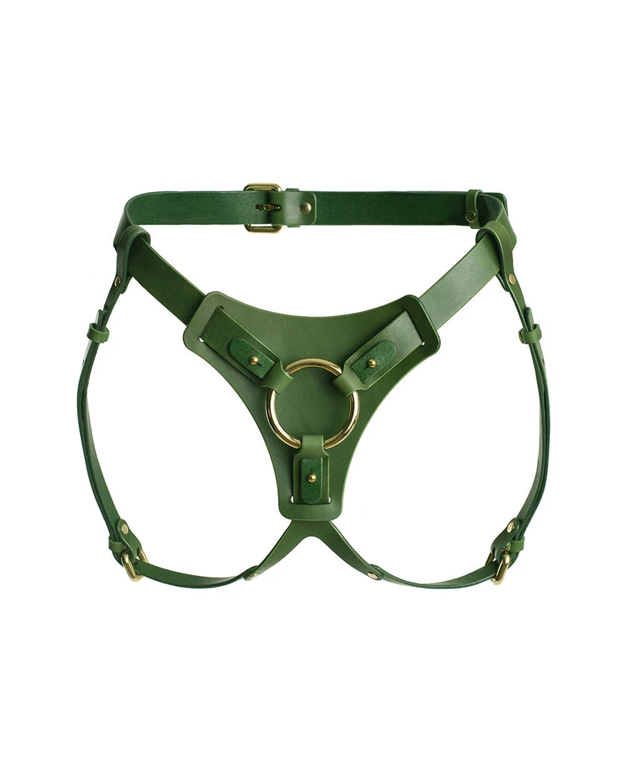 Restrict Lingerie Panties For Strap-on "West" Green 3 Restrict Lingerie Panties For Strap-on "West" Green