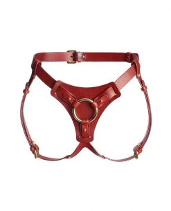 Restrict Panties For Strap-on "West" Red