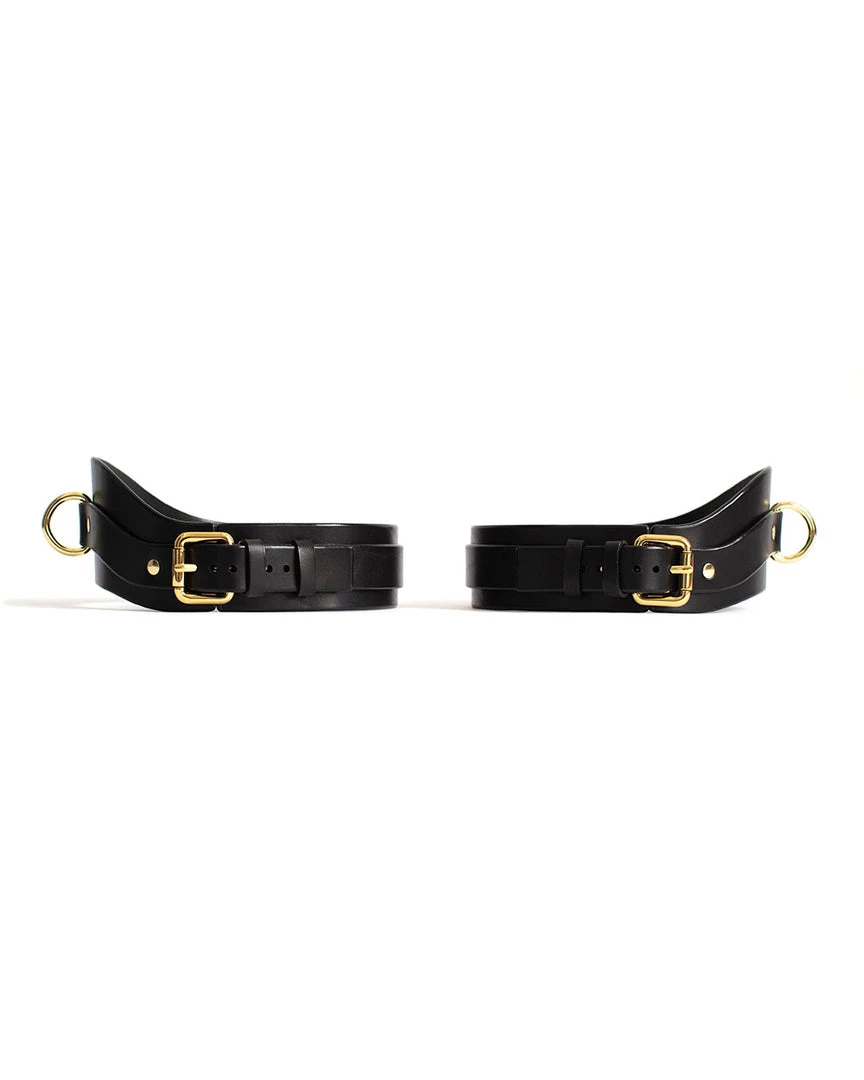 ANOESES Thigh Cuffs "URANIA" Black Restraint 3 ANOESES Thigh Cuffs "URANIA" Black Restraint