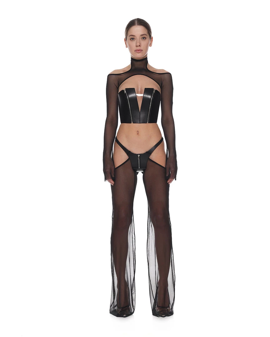 ANOESES Bodysuit Set "Esme" Black New 5 ANOESES Bodysuit Set "Esme" Black New