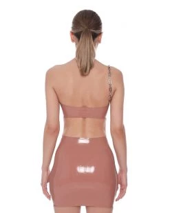 ANOESES Top "Stella013" Dark Beige New