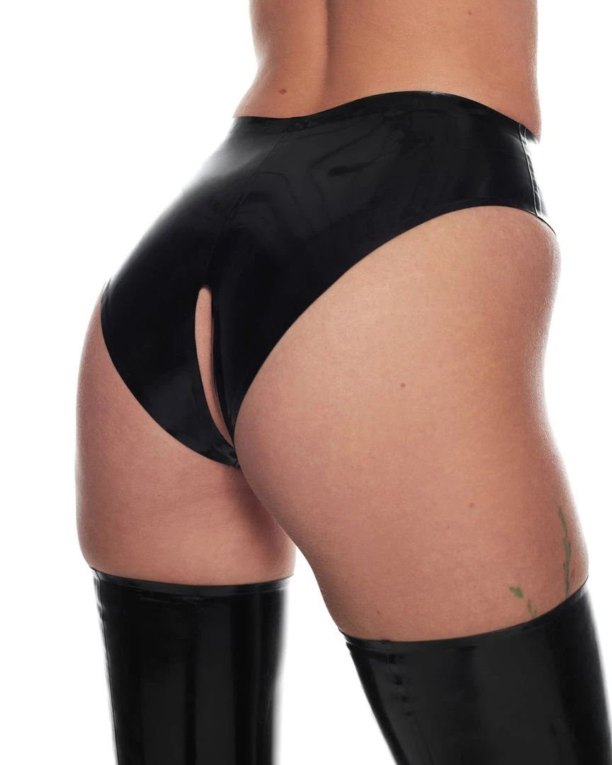 ANOESES Panties "Stella003" Black Latex 4 ANOESES Panties "Stella003" Black Latex